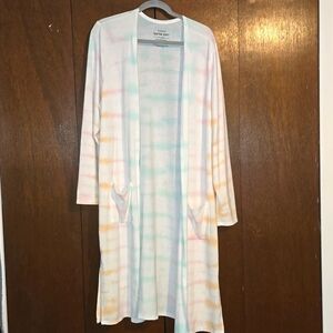 Torrid Super Soft Plush Knit Duster Tie Dye Cardigan
